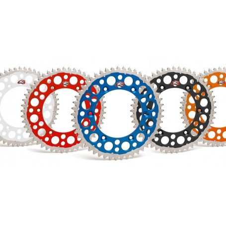 Couronne Renthal Twinring Ultra-Light Anti-Boue Anodisé Dur