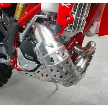 Aluminium Protege Pot Sabot Protection Moteur pour KTM EXC 300 250 TPI 20