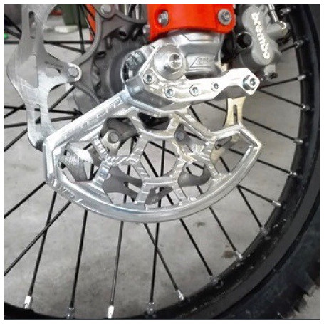 Aluminum front Ptech disc protector