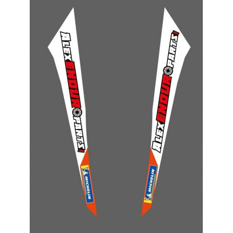 Rear fender side sticker