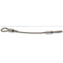 Safety cable for brake pedal