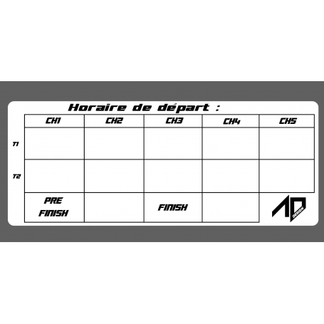 sticker Horaire de pointage
