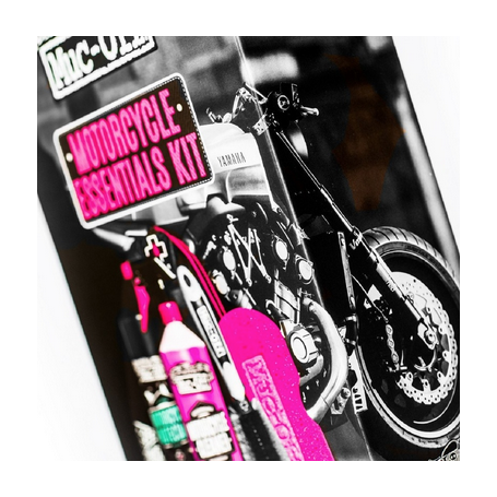 Kit de nettoyage Muc-Off Motorcycle Essentials Kit – Entretien moto
