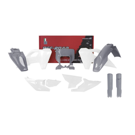 Kit plastico enduro blanco