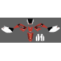 Kit déco réplica origine honda hm 250 cre 2007