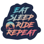 Sticker Eat Sleep Ride Repeat