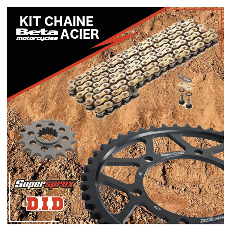 Kit chaine Beta Supersprox acier