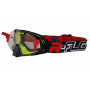 Masque Enduro R-Flow MT4 anti-buée - Noir/Rouge