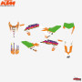 Kit déco KTM TBI orange 2024-2025