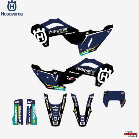 Kit Déco Husqvarna Bleu