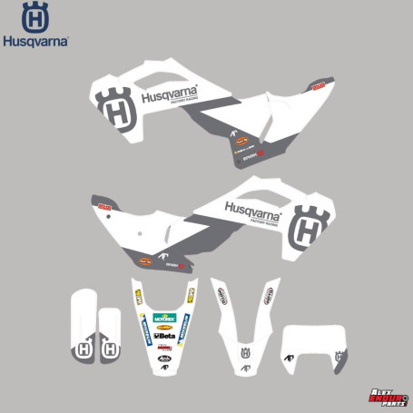 Kit Déco Husqvarna White Edition