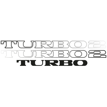 Kit sticker réplica origine R5 Turbo 2