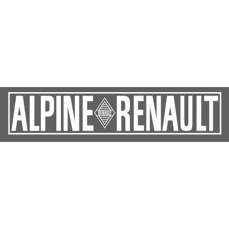 Sticker réplica Alpine Renault Vintage