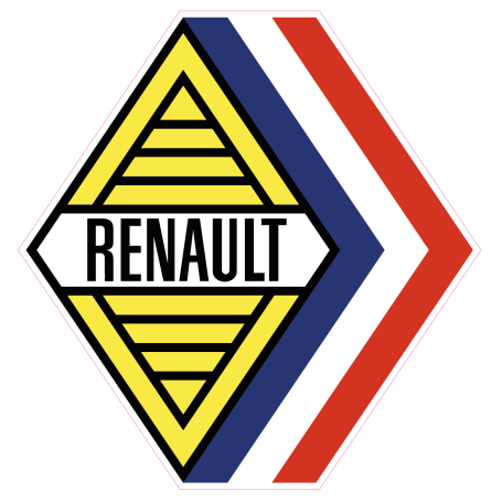 Autocollant Renault Compétition vintage